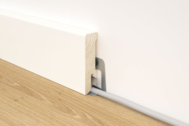 Floor Family Sockelleiste Modern 60, Massivholz Fichte, 16x60x2400mm
