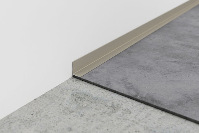 minileiste SL16X2 skirting profile for adhesive vinyl, 16x23x2000mm