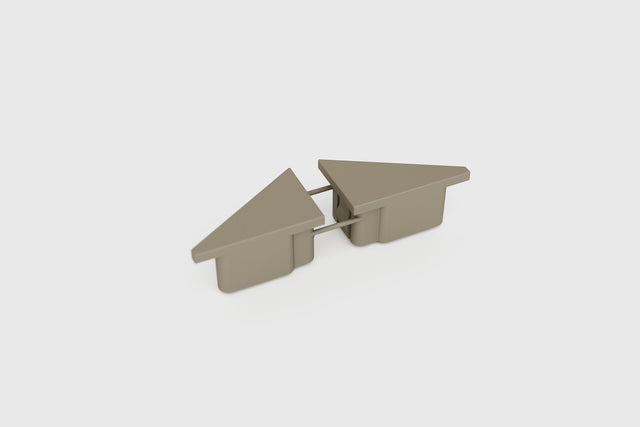 minileiste Endkappen ENDCAPS für SLED16X5, Set links/rechts