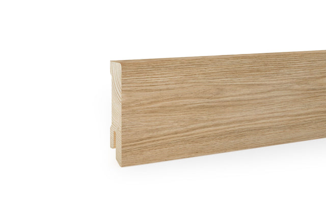 Floor Family skirting board Modern 60, solid spruce wood, 16x60x2400mm
